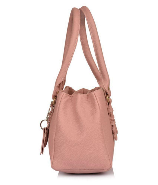 Fostelo - Light Pink PU Shoulder Bag - Light Pink