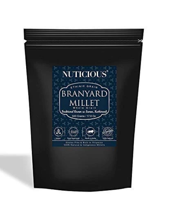 NUTICIOUS Branyard Millet Khira/Swank/Kuthiraivally/Udalu/Kodisama/siridhanya - 500 G X 5(Pack of 5)