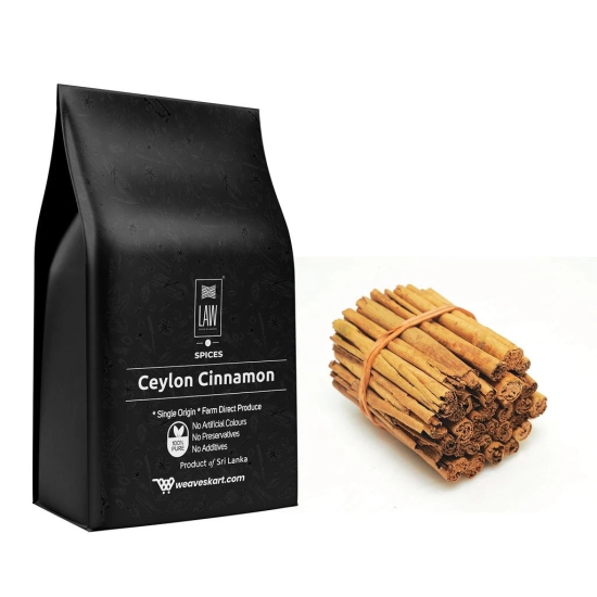 Fresh True Srilankan/Ceylon Cinnamon Quills (Cinnamomum verum) – H1 Grade Cinnamon Spice from Sri Lanka, True Cinnamon