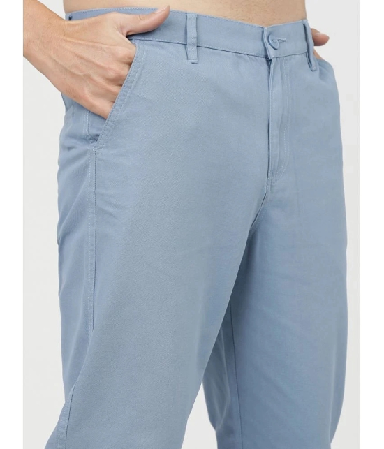 Ketch Slim Flat Mens Chinos - Blue ( Pack of 1 ) - None