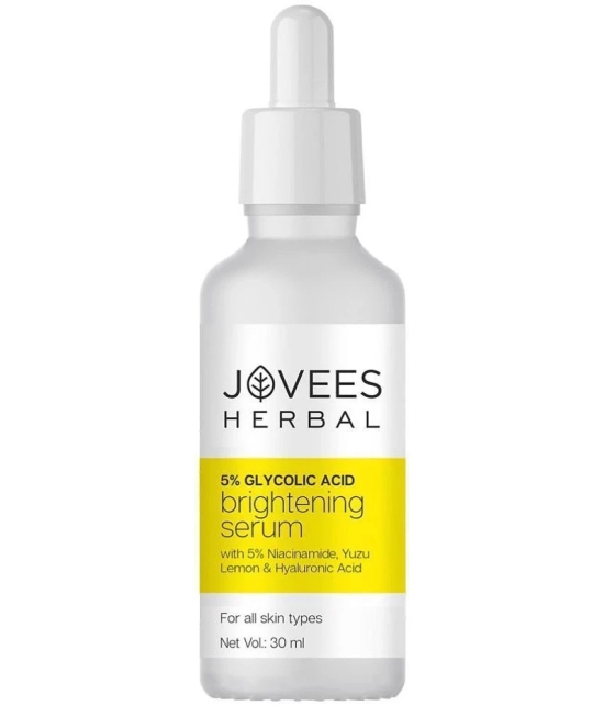 Jovees Herbal 5% Glycolic Acid Brightening Serum For All Skin Type (Pack of 1)