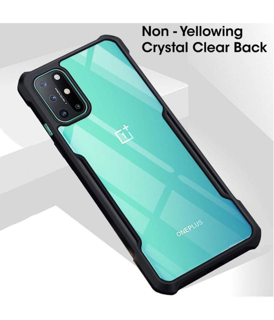 NBOX Bumper Cases Compatible For TPU Glossy Cases Oneplus 8T ( Pack of 1 ) - Transparent