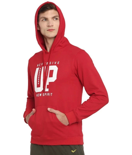 YUUKI Red Polyester Fleece Sweatshirt - XXL