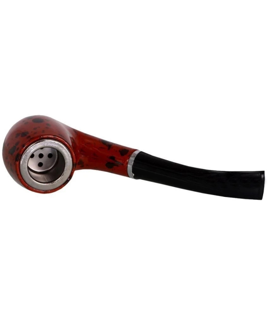 JMALL Brown 11 cm Wooden Pipe - Pack of 1