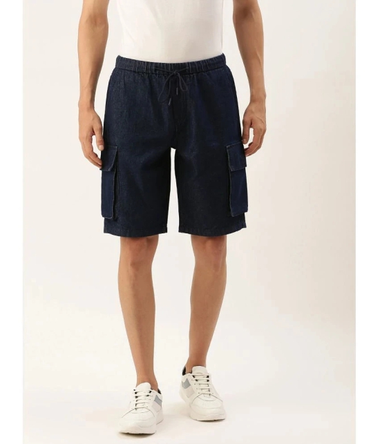 Bene Kleed - Navy Cotton Mens Cargos ( Pack of 1 ) - None