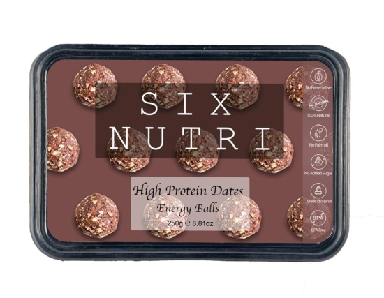 SIXNUTRI HIGH Protein Energy BALLS-250 GM (Pack of 2 ) -500 g(Dyfruit laddus , Immunity Boosters ,Protein Laddus )?