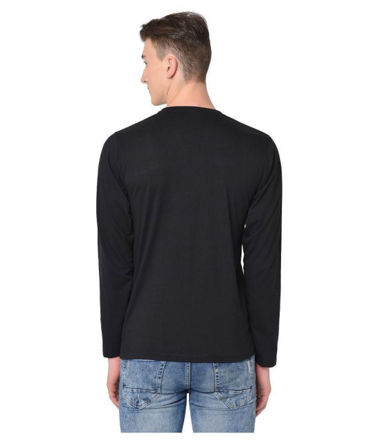 Glito Cotton Blend Black Solids T-Shirt Single Pack - None