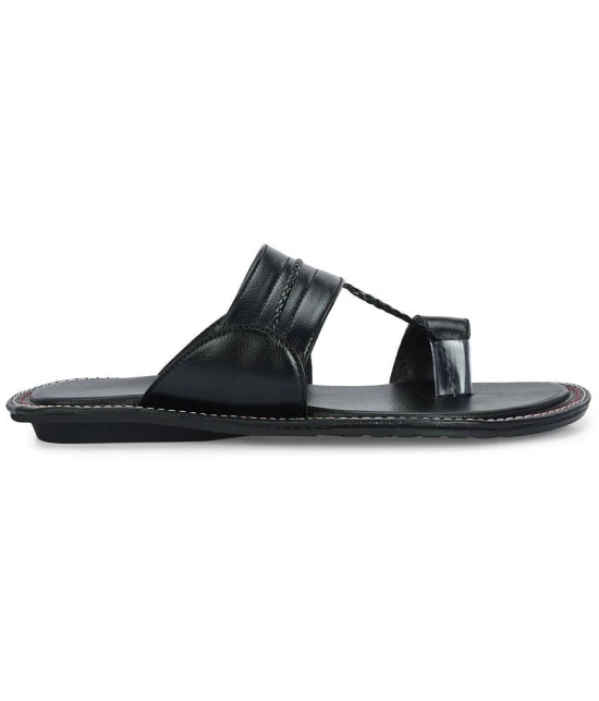 Leeport Black Mens Daily Slipper - None