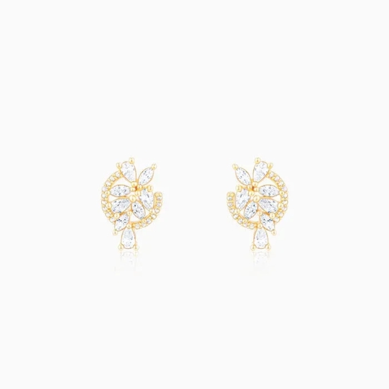 The White Periwinkle Earrings