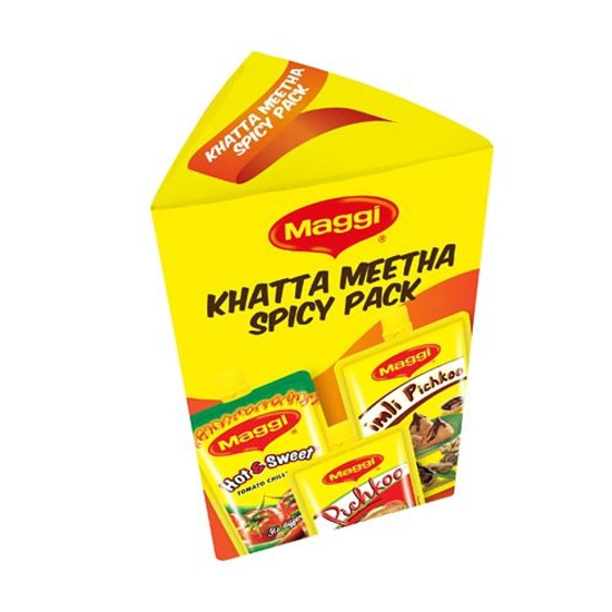 Maggi Pichkoo Hot & Sweet Tomato Chil, 90 G (Pack Of 3)