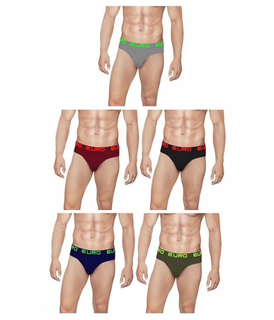 Euro Multi Brief Pack of 5 - 90