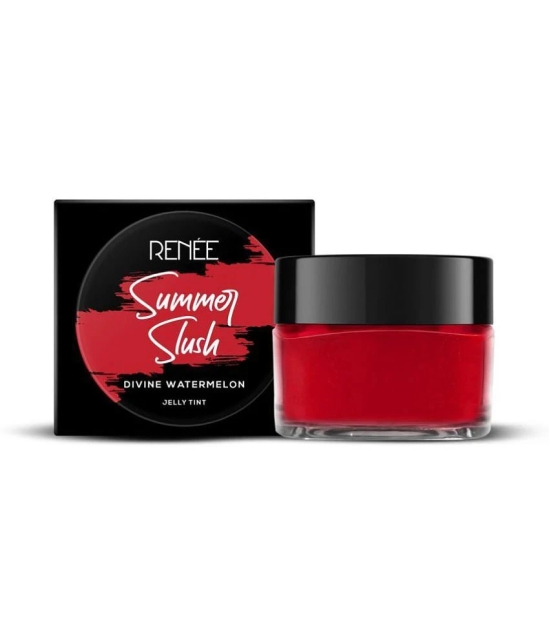 RENEE Summer Slush Jelly Tint Divine Watermelon, For Lips & Cheeks, Keeps Lips Soft & Hydrated, 13gm