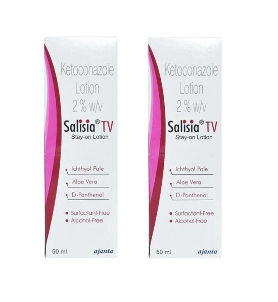 Salisia TV 2% Lotion 50ml, pack of 2