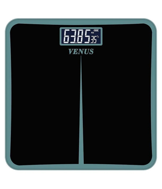 Venus Electronic Digital LCD Body Weighing Scales EPS-8199-New-Black