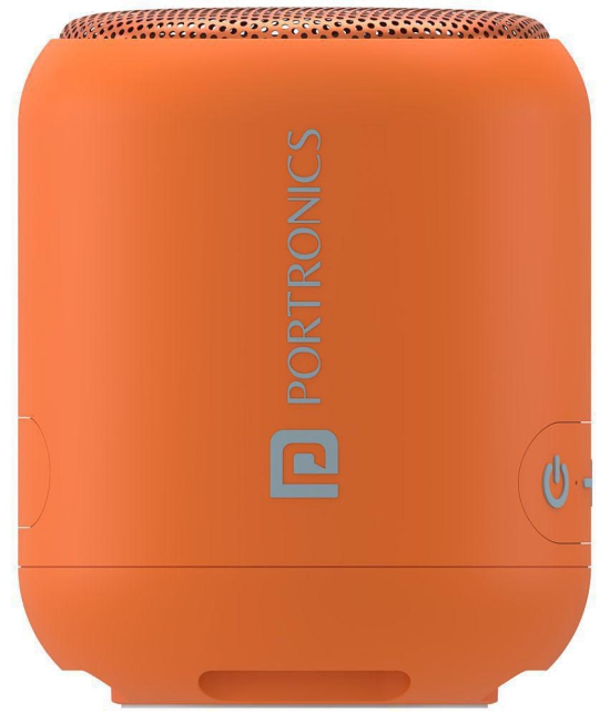 Portronics Sound Drum 1:10W TWS Portable Bluetooth Speaker ,Orange (POR 1400) - Orange