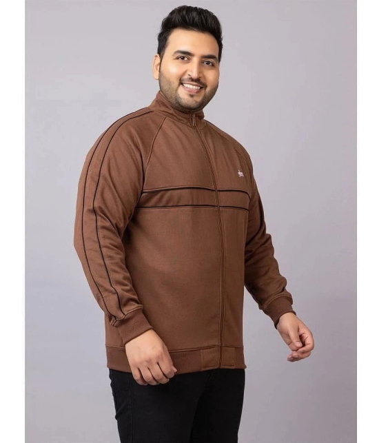 YHA Fleece Mens Casual Jacket - Coffee ( Pack of 1 ) - None