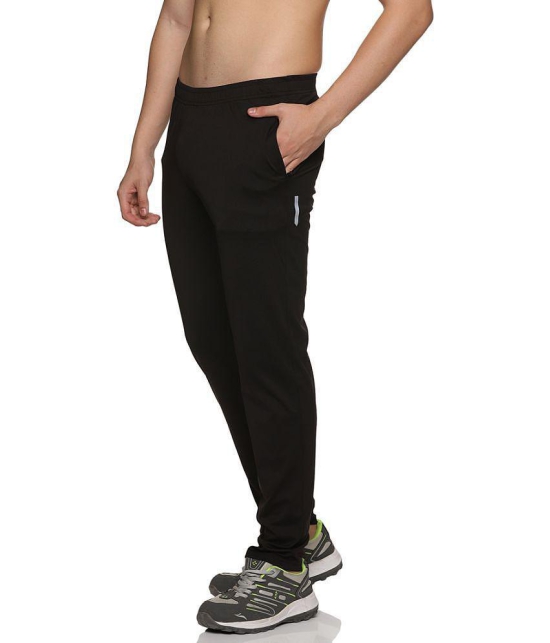 Omtex - Black Polyester Mens Sports Trackpants ( Pack of 1 ) - None