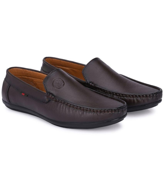 ShoeRise - Brown Men's Slip on - 9