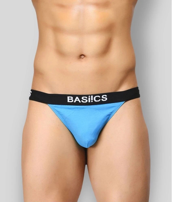 BASIICS By La Intimo - Multicolor Cotton Mens Thongs ( Pack of 2 ) - XL