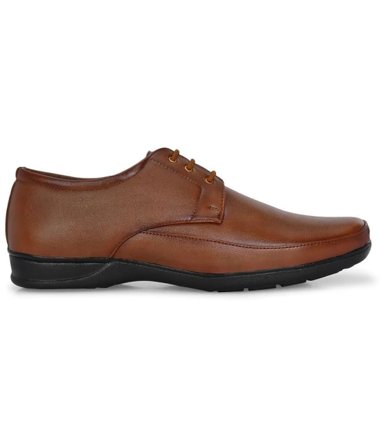 Bucik Tan Mens Derby Formal Shoes - None