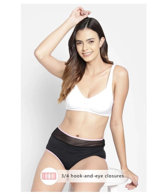 Clovia Cotton Everyday Bra - White Single - 36C