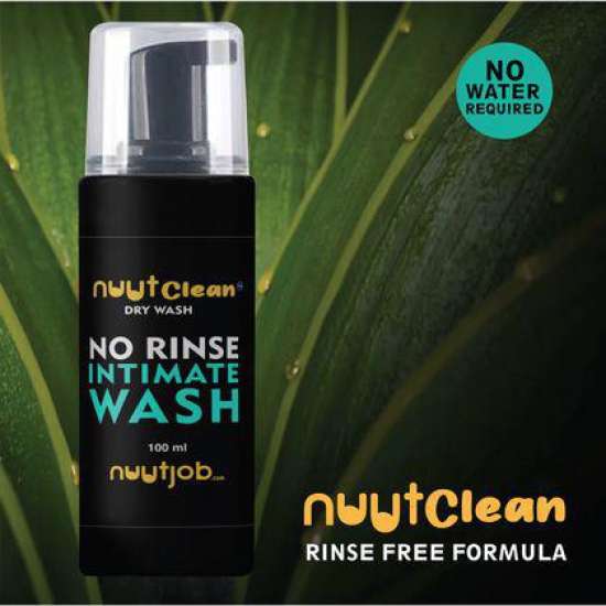 Nuutclean No Rinse Intimate Moisturizing Dry Wash