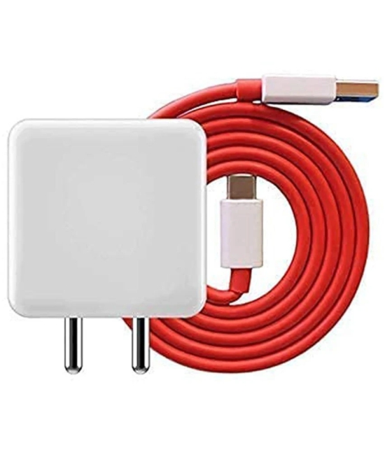 Type C 6.8A Wall Charger - White