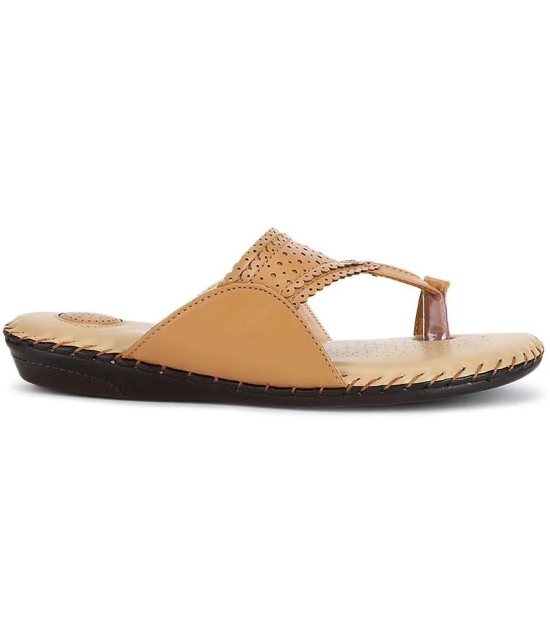 ORTHO JOY - Beige Womens Flats - None