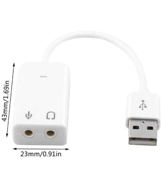 Ranz 1 port USB Connector USB TO SOUND 7.1 adapter