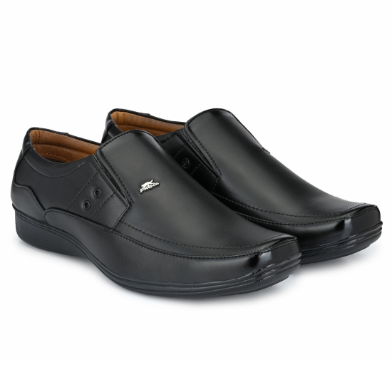 Stylelure Synthetic Leather Black Formal Office Shoes Slip On For Men/ Best for Office Shoes