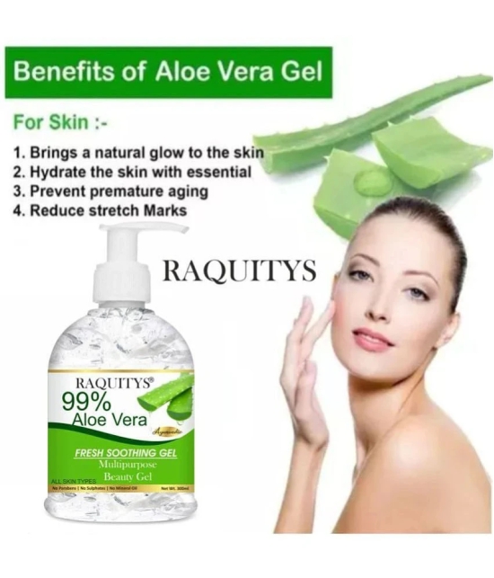 RAQUITYS Moisturizer All Skin Type Aloe Vera ( 300 ml )