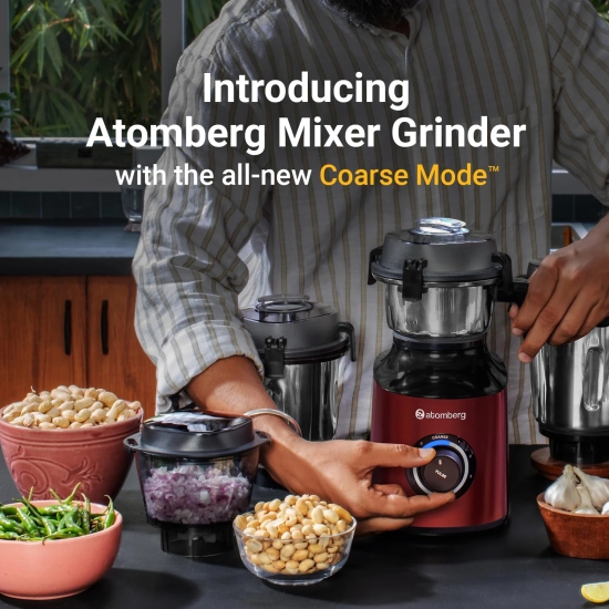 ATOMBERG MIXER ZENOVA RED WIN  by Mahavir Home Store