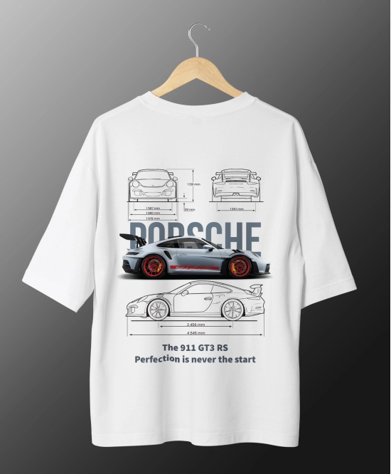 Porsche 911 GT Unisex Oversize-Black / S