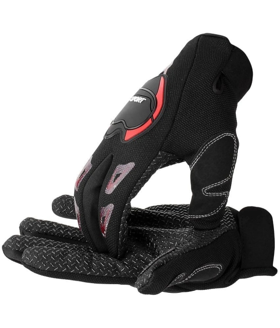 ZAYSOO Full Fingers Nylon Riding Gloves ( Pair of 1 ) - L