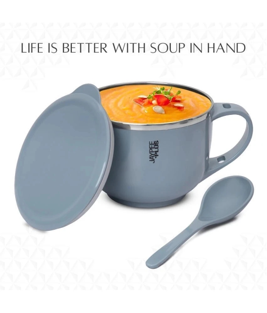 Jaypee Plus SOUPTOK BOWL Solid Plastic Soup Mug 700 mL ( Pack of 1 ) - Blue