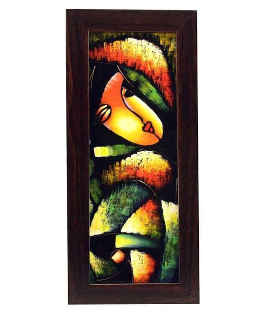 Indianara - Abstract Painting With Frame