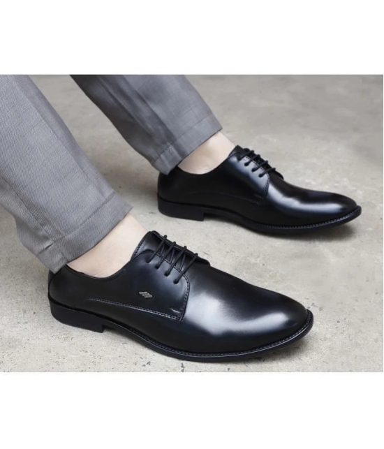 Aadi Black Mens Derby Formal Shoes - None