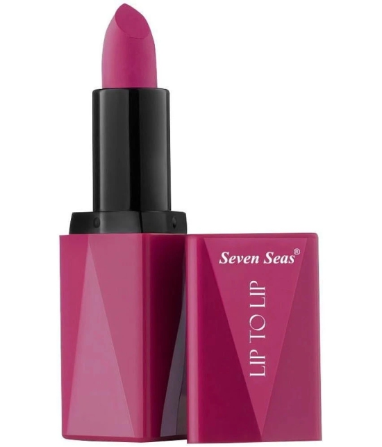 Seven Seas Lip To Lip Matte Lipstick | High Coverage | High Intensity Lipstick (Claret)