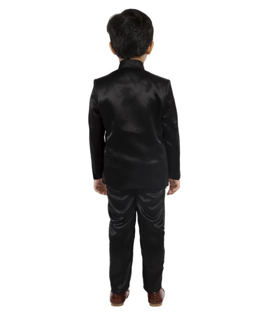 Fourfolds 2 Piece Jodhpuri Style Coat Suit with Pant & Blazer for Kids & Boys_FE143 - None