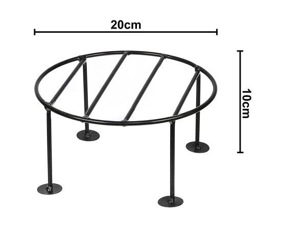 Homestic Metal Pot StandIron Flower Pot Stand for Outdoor PlantsPlant Stand for BalconyGardenOfficePack of 3Black-Homestic Metal Pot Stand|Iron Flower Pot Stand for Outdoor Plants|Plant Stand for