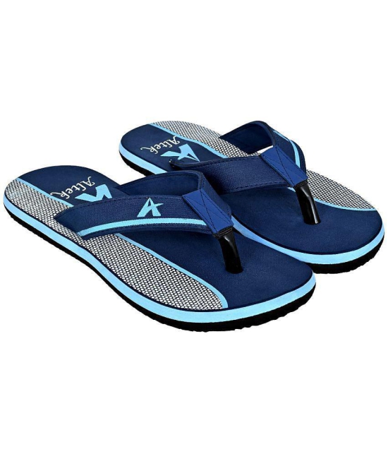 Altek - Blue Mens Thong Flip Flop - None