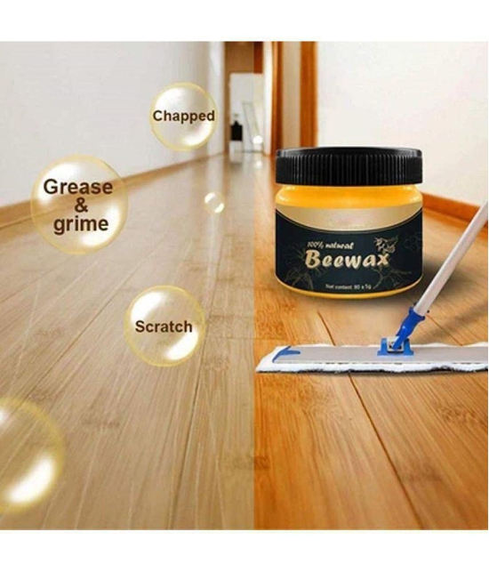 DHSMART Wood Seasoning Beewax Wood Polish Wax Traditional Beeswax Polish for Wood & Furniture 1 no.s