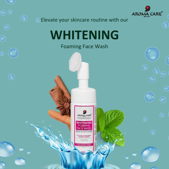 Aroma Care Pro Whitening Foaming Face Wash, 150 ml