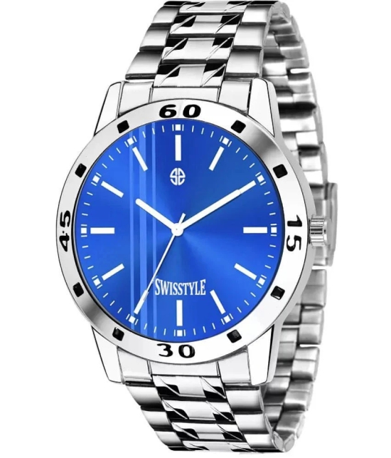 Swisstyle Silver Stainless Steel Analog Mens Watch