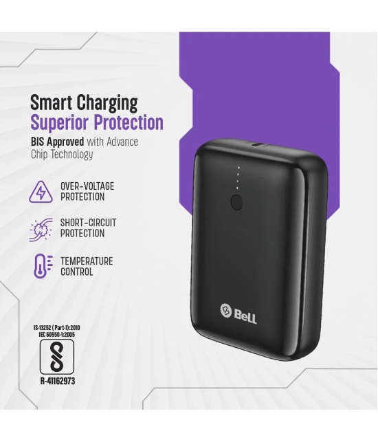 Bell 10000 -mAh 22.5W Li-Polymer Power Bank - Black