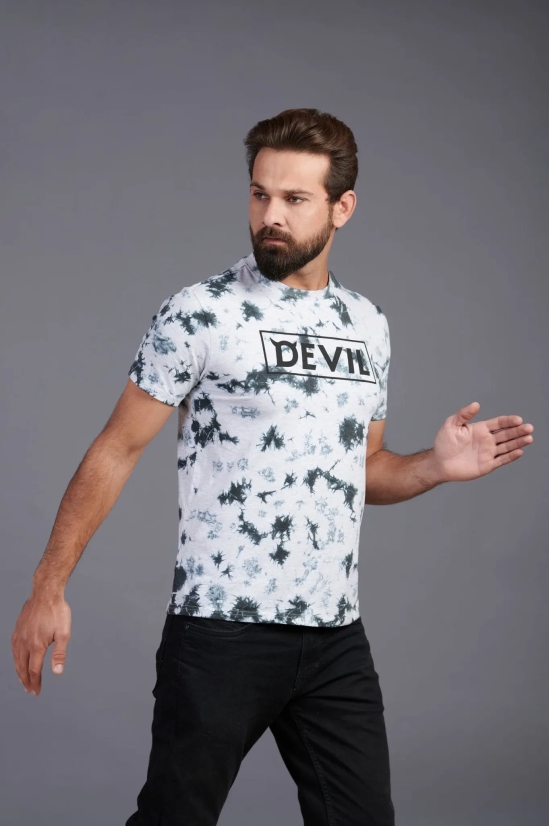 Devil Printed T-Shirt for Men S