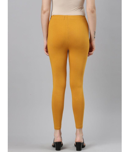 Jcss - Mustard Lycra Women's Leggings ( Pack of 2 ) - None