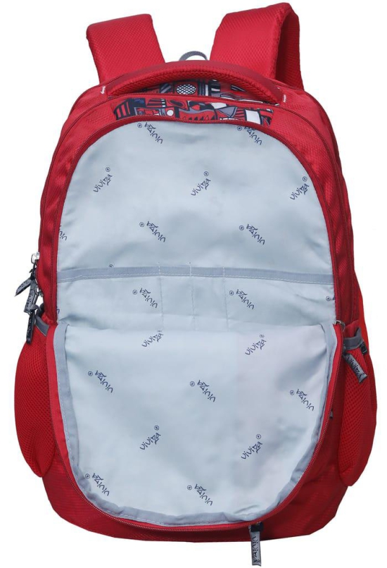 VIVIZA V-118 CASUAL BACKPACK FOR MEN AND WOMEN RED