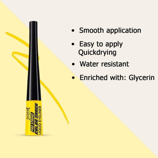 Jaquline USA ProStroke Color Shock Eyeliner 3.5ml Cyber Yellow