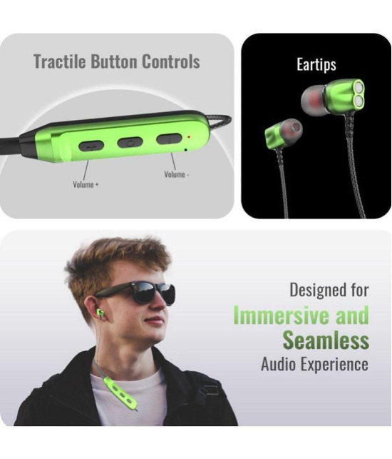 Tecsox - Wireless Bluetooth Headset - Green